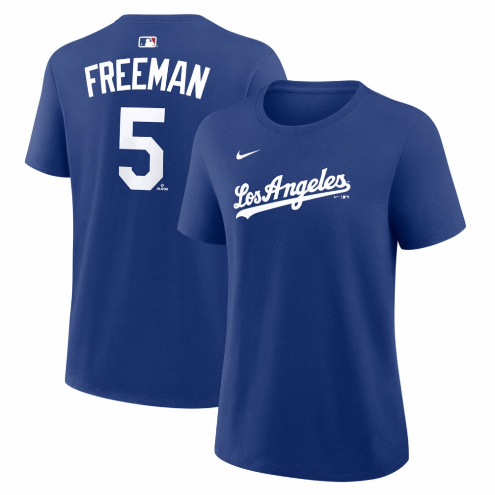 Freddie Freeman Los Angeles Dodgers Nike Women's Alternate Name & Number T-Shirt - Royal T-shirts