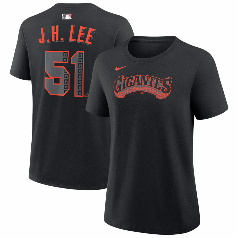 Jung Hoo Lee San Francisco Giants Nike Women's Alternate Name & Number T-Shirt - Black T-shirts