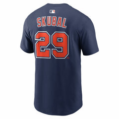Tarik Skubal Detroit Tigers Nike Name & Number T-Shirt - Navy T-shirts