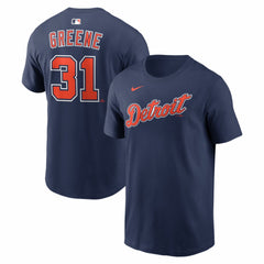 Riley Greene Detroit Tigers Nike Name & Number T-Shirt - Navy T-shirts