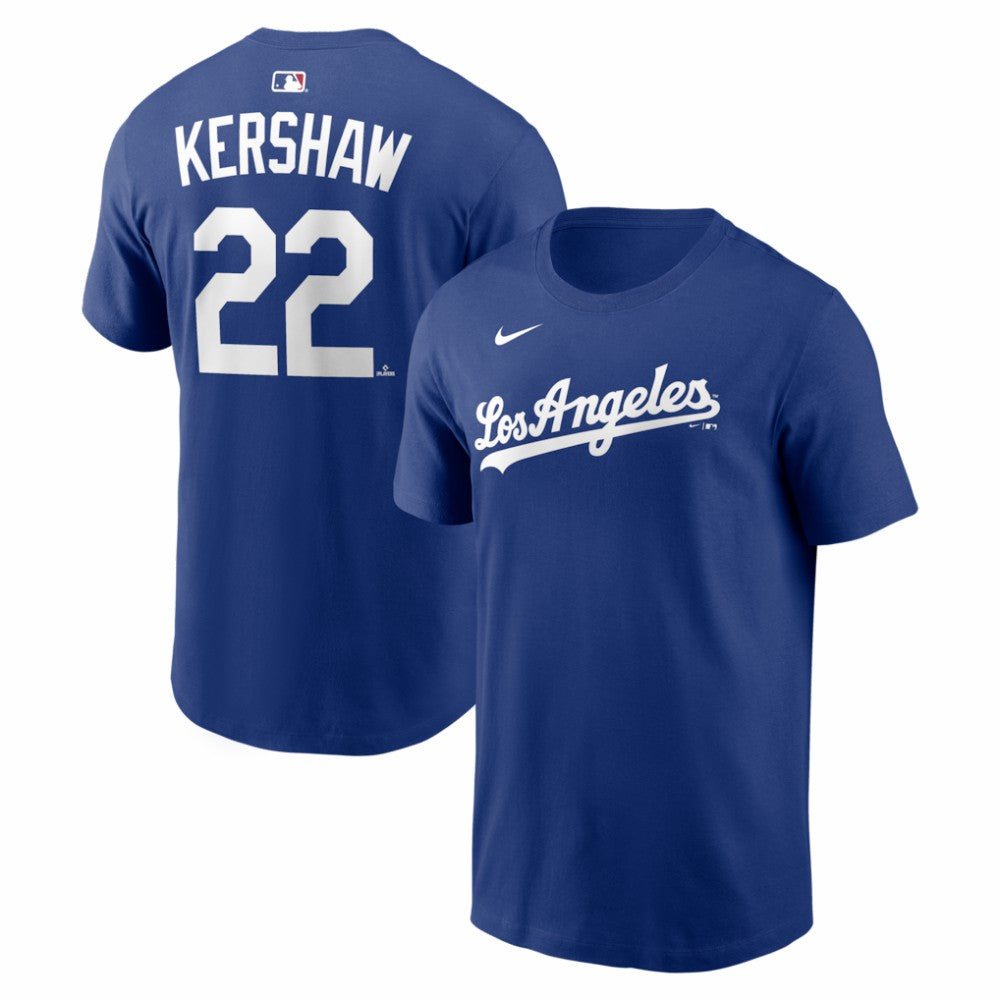 Clayton Kershaw Los Angeles Dodgers Nike Alternate Name & Number T-Shirt - Royal T-shirts
