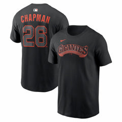 Matt Chapman San Francisco Giants Nike Alternate Name & Number T-Shirt - Black T-shirts