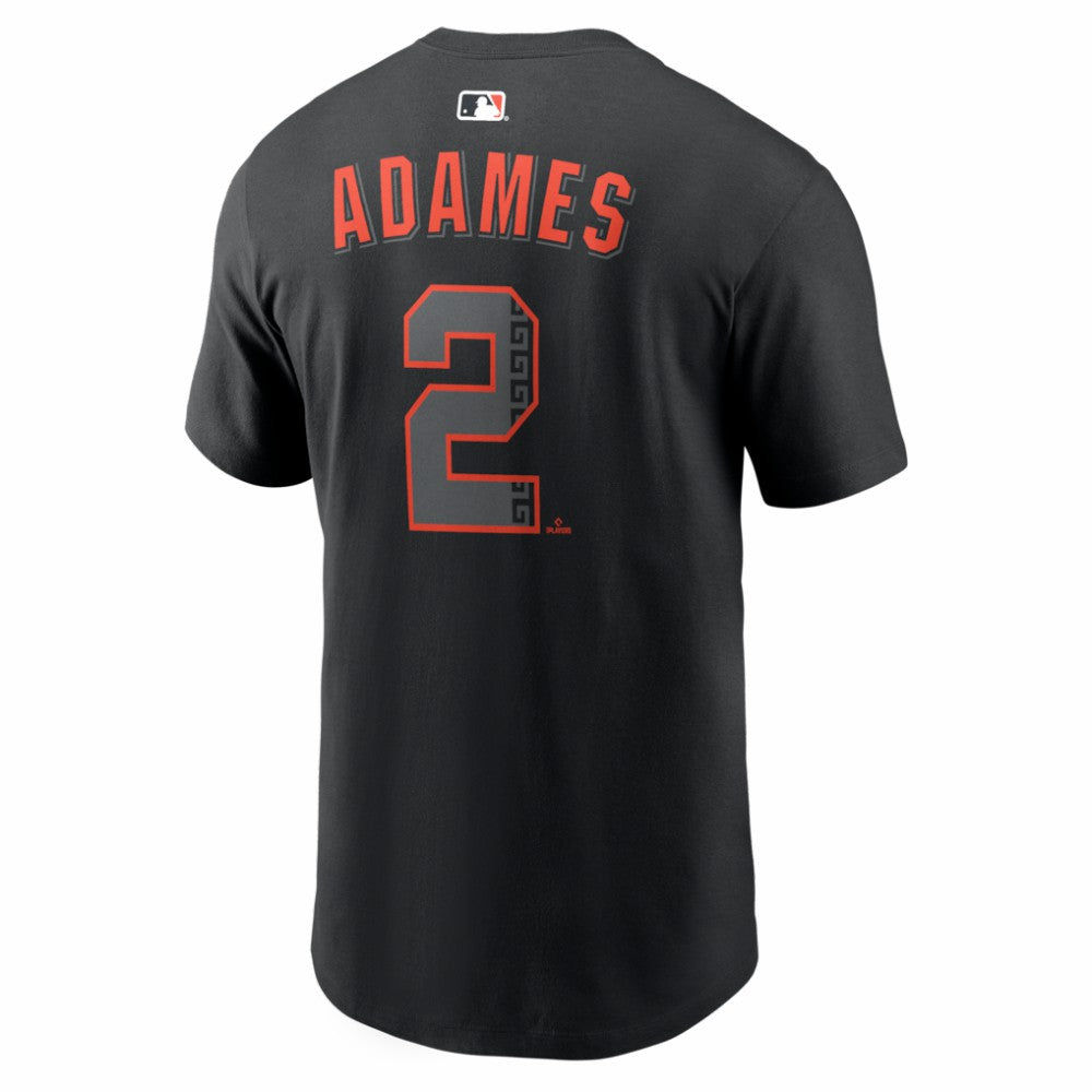 Willy Adames San Francisco Giants Nike Alternate Name & Number T-Shirt - Black T-shirts