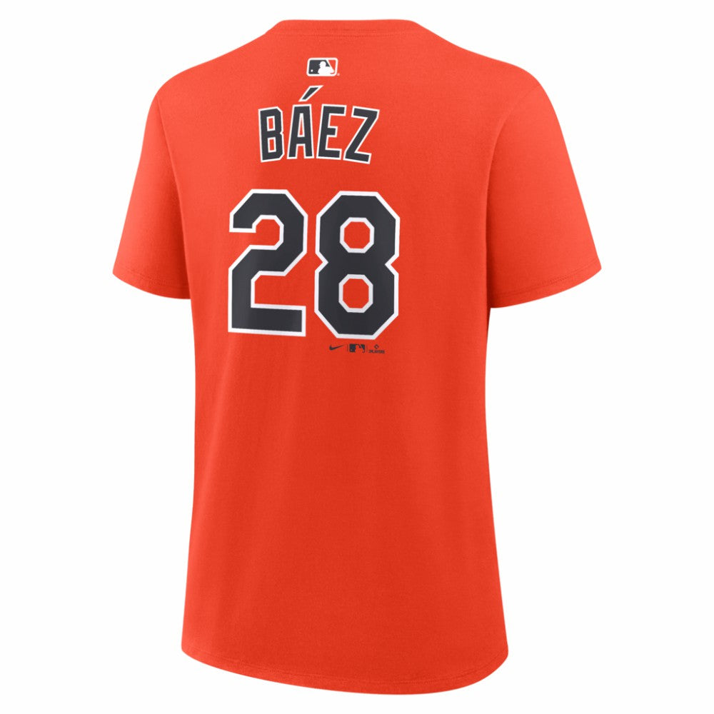 Javier Báez Detroit Tigers Nike Women's Name & Number T-Shirt - Orange T-shirts
