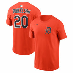 Spencer Torkelson Detroit Tigers Nike Name & Number T-Shirt - Orange T-shirts