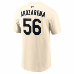 Randy Arozarena Seattle Mariners Nike Name & Number T-Shirt - Natural T-shirts
