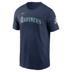 Cal Raleigh Seattle Mariners Nike 50th Season Name & Number T-Shirt - Navy T-shirts