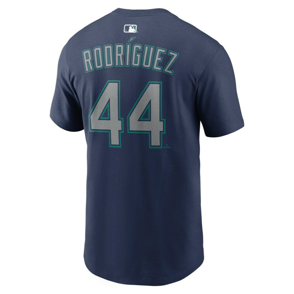 Julio Rodríguez Seattle Mariners Nike 50th Season Name & Number T-Shirt - Navy T-shirts