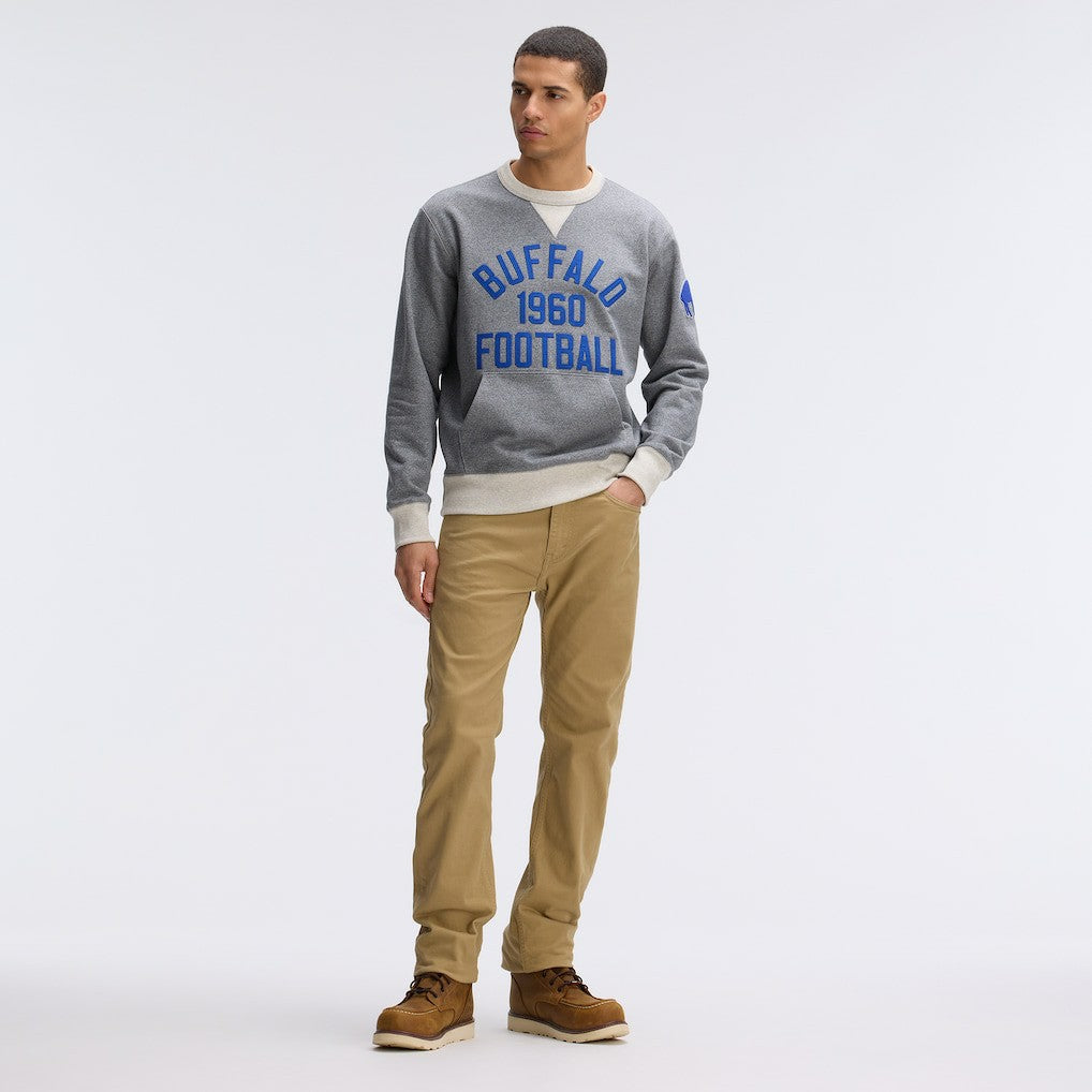 Buffalo Bills IconicFleece Pocket Sweatshirt Athletic Heather Gray