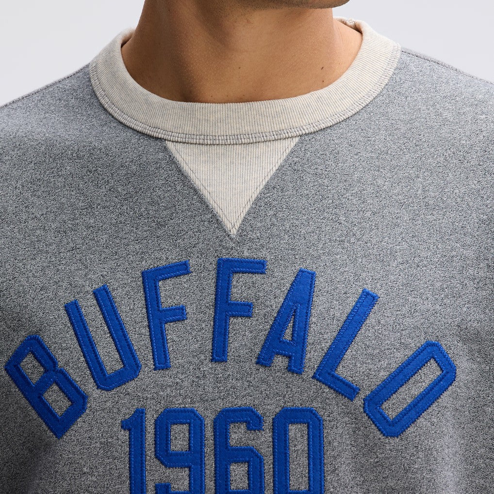 Buffalo Bills IconicFleece Pocket Sweatshirt Athletic Heather Gray