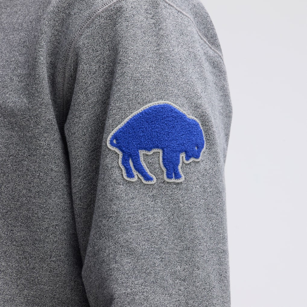 Buffalo Bills IconicFleece Pocket Sweatshirt Athletic Heather Gray