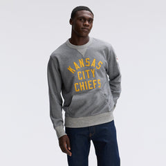 Kansas City Chiefs IconicFleece Pocket Sweatshirt Athletic Heather Gray