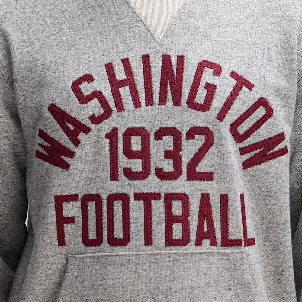 Washington Commanders IconicFleece Pocket Sweatshirt Heather Gray