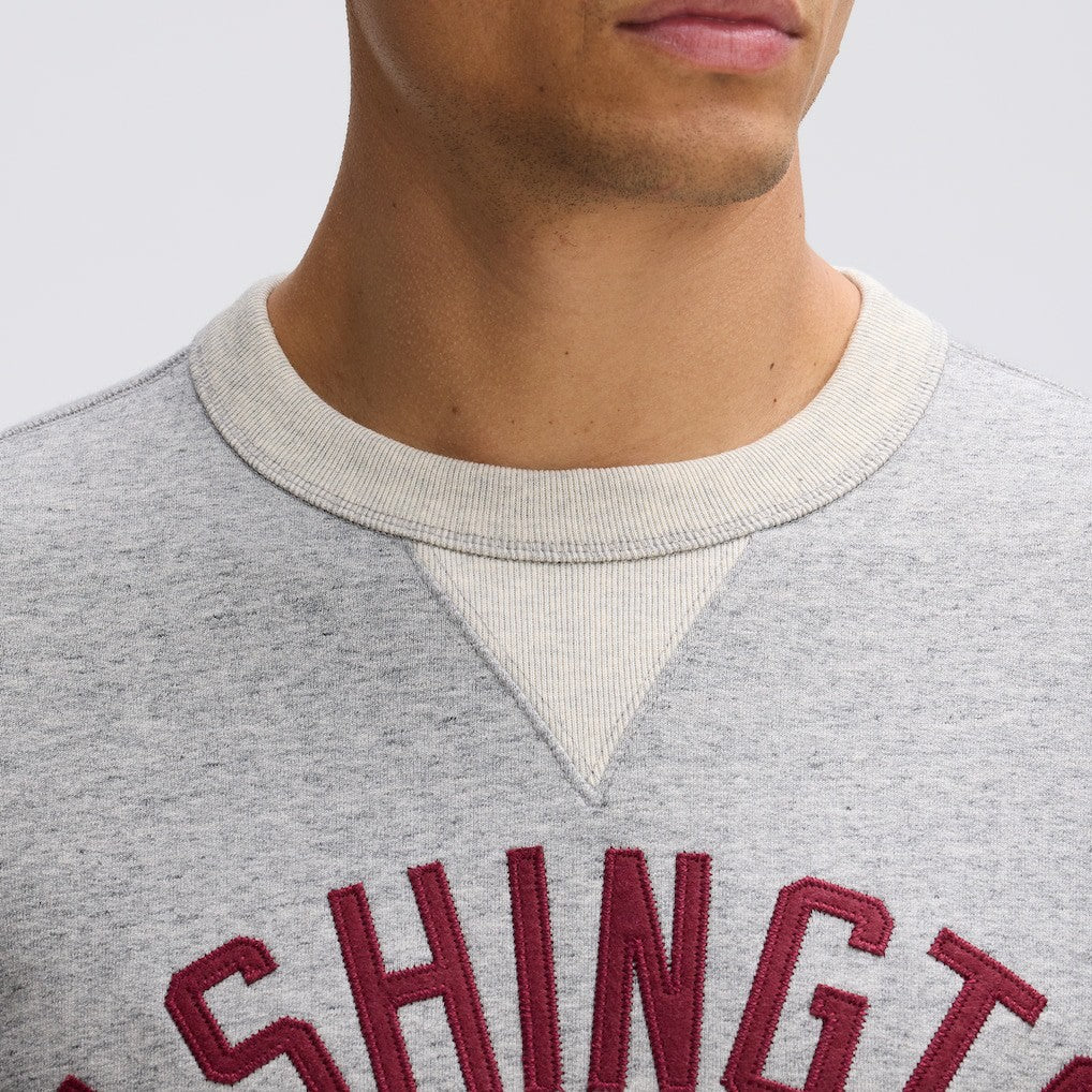 Washington Commanders IconicFleece Pocket Sweatshirt Heather Gray
