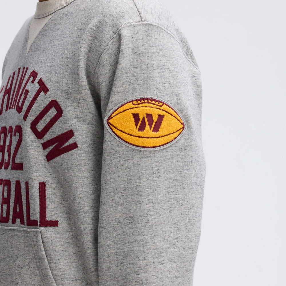 Washington Commanders IconicFleece Pocket Sweatshirt Heather Gray
