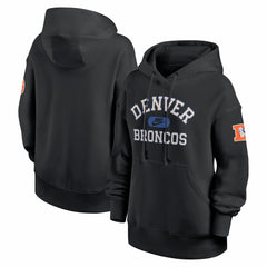 Denver Broncos Women's Oversized Legacy Phoenix Hoodie Black