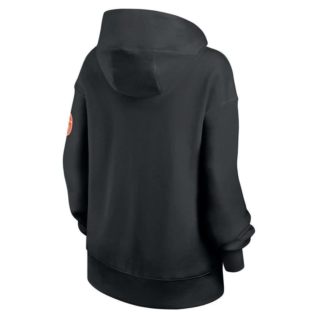 Denver Broncos Women's Oversized Legacy Phoenix Hoodie Black