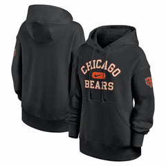 Chicago Bears Women's Oversized Legacy Phoenix Hoodie Black