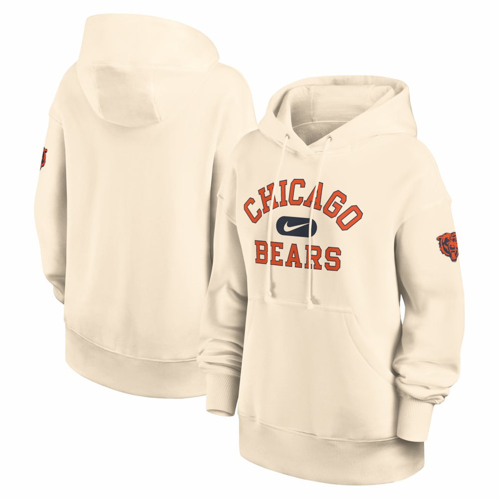 Chicago Bears Women's Oversized Legacy Phoenix Hoodie Natural
