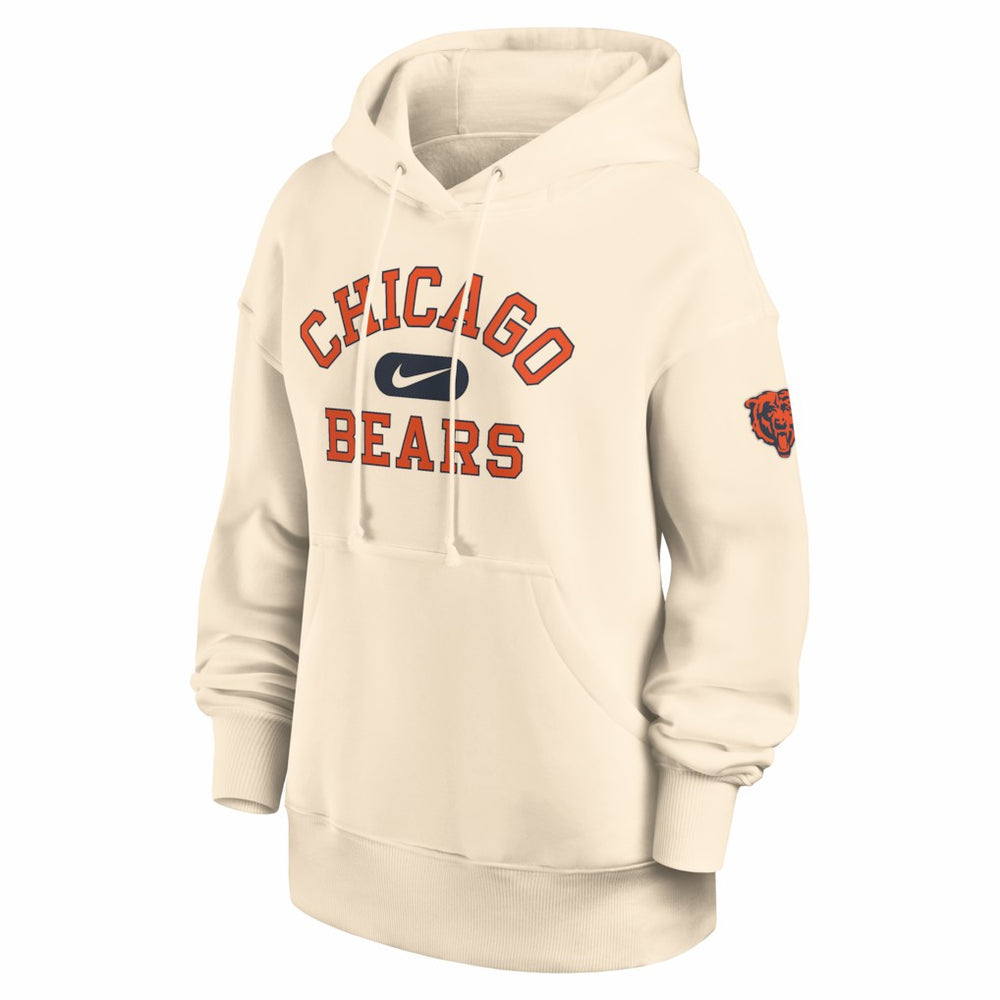 Chicago Bears Women's Oversized Legacy Phoenix Hoodie Natural