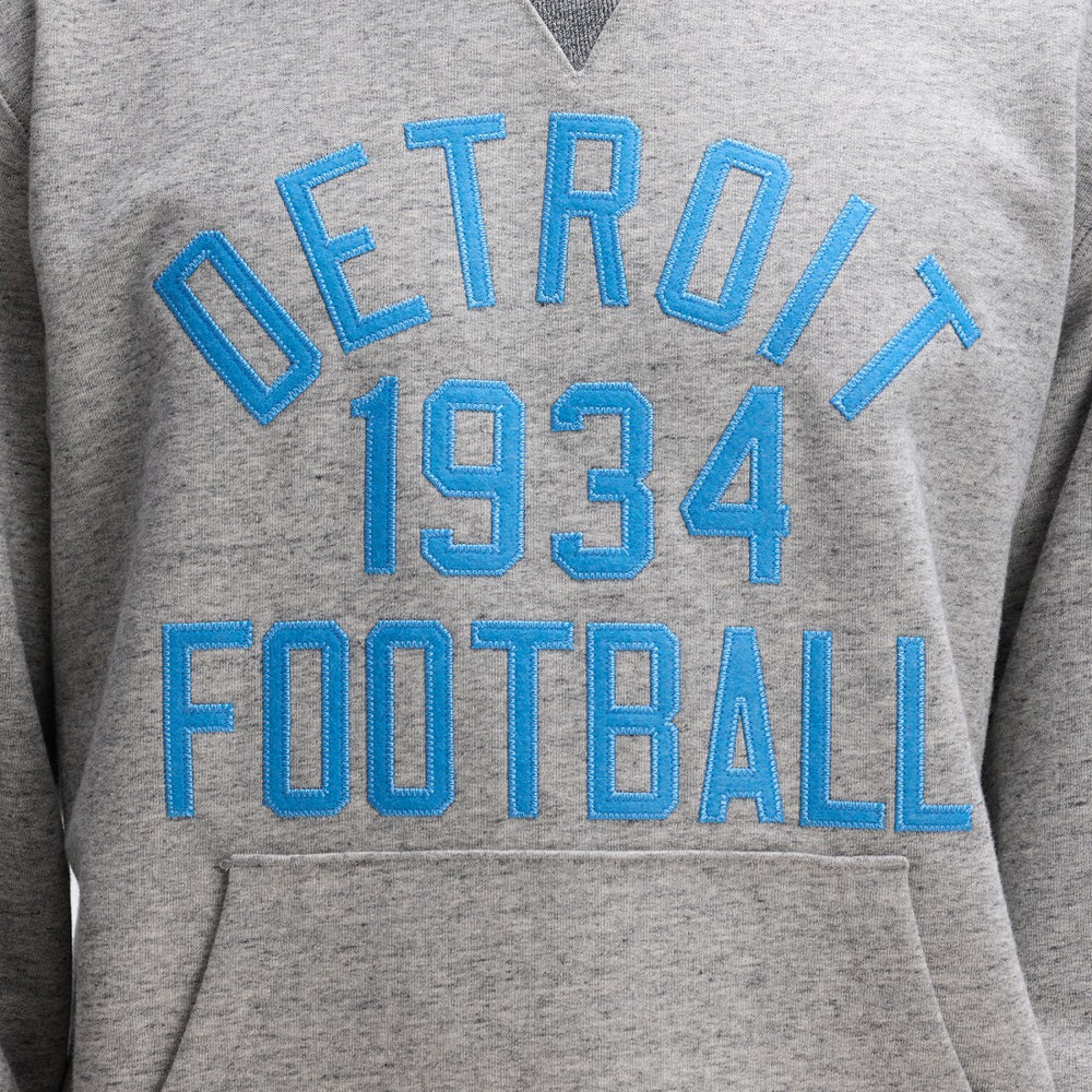 Detroit Lions IconicFleece Pocket Sweatshirt Heather Gray