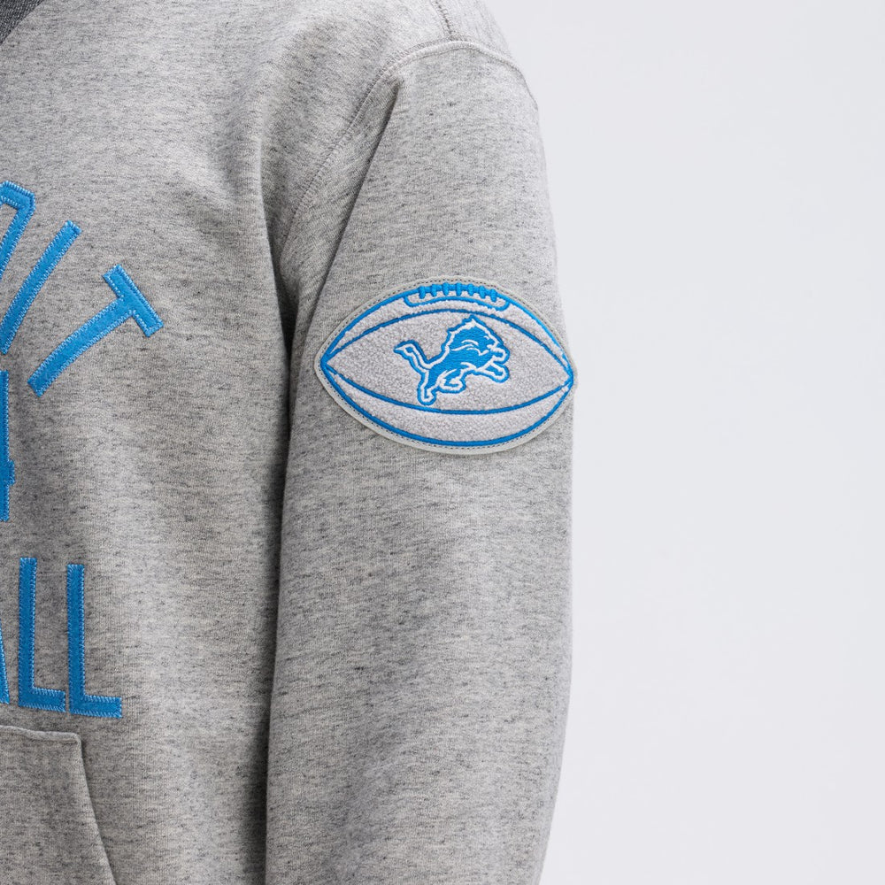 Detroit Lions IconicFleece Pocket Sweatshirt Heather Gray