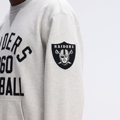 Las Vegas Raiders IconicFleece Pocket Sweatshirt Heather Gray