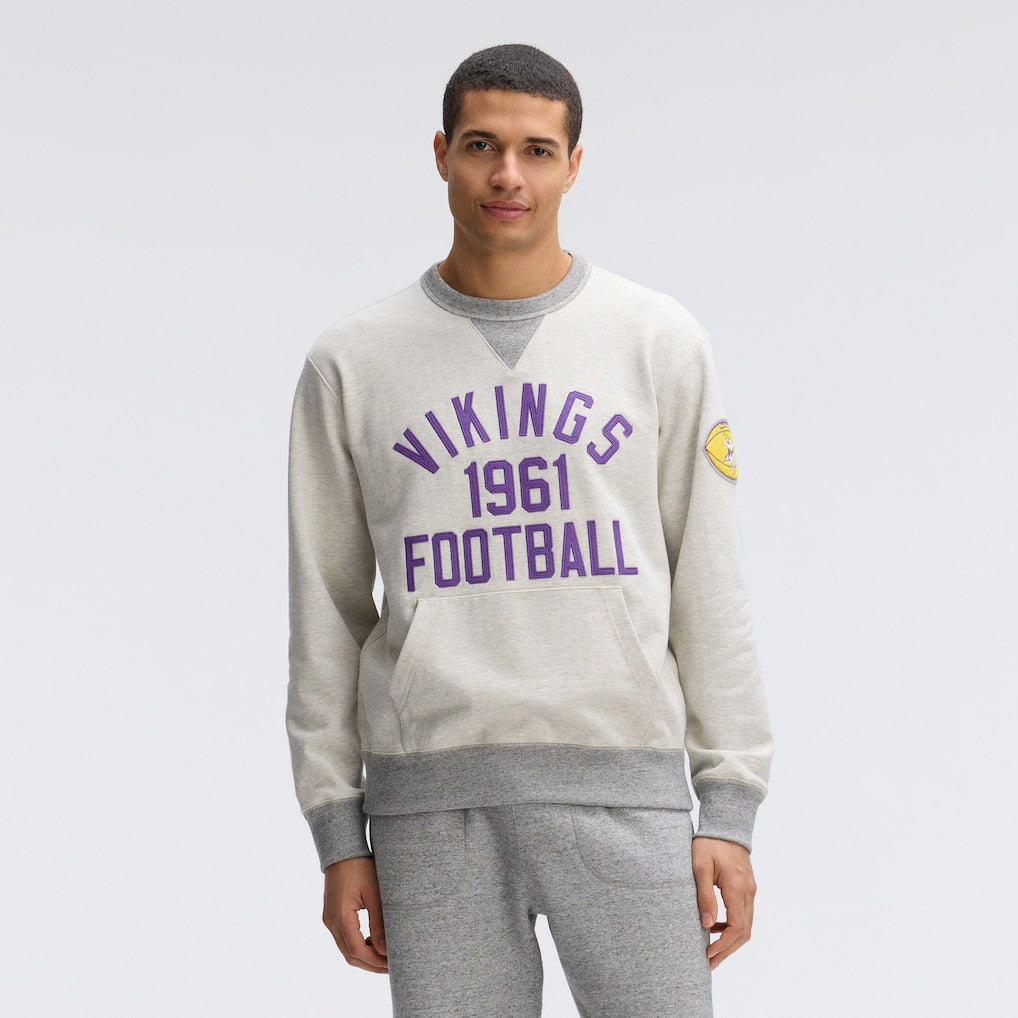 Minnesota Vikings IconicFleece Pocket Sweatshirt Oatmeal