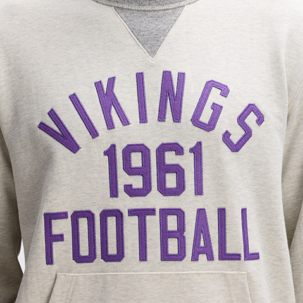 Minnesota Vikings IconicFleece Pocket Sweatshirt Oatmeal