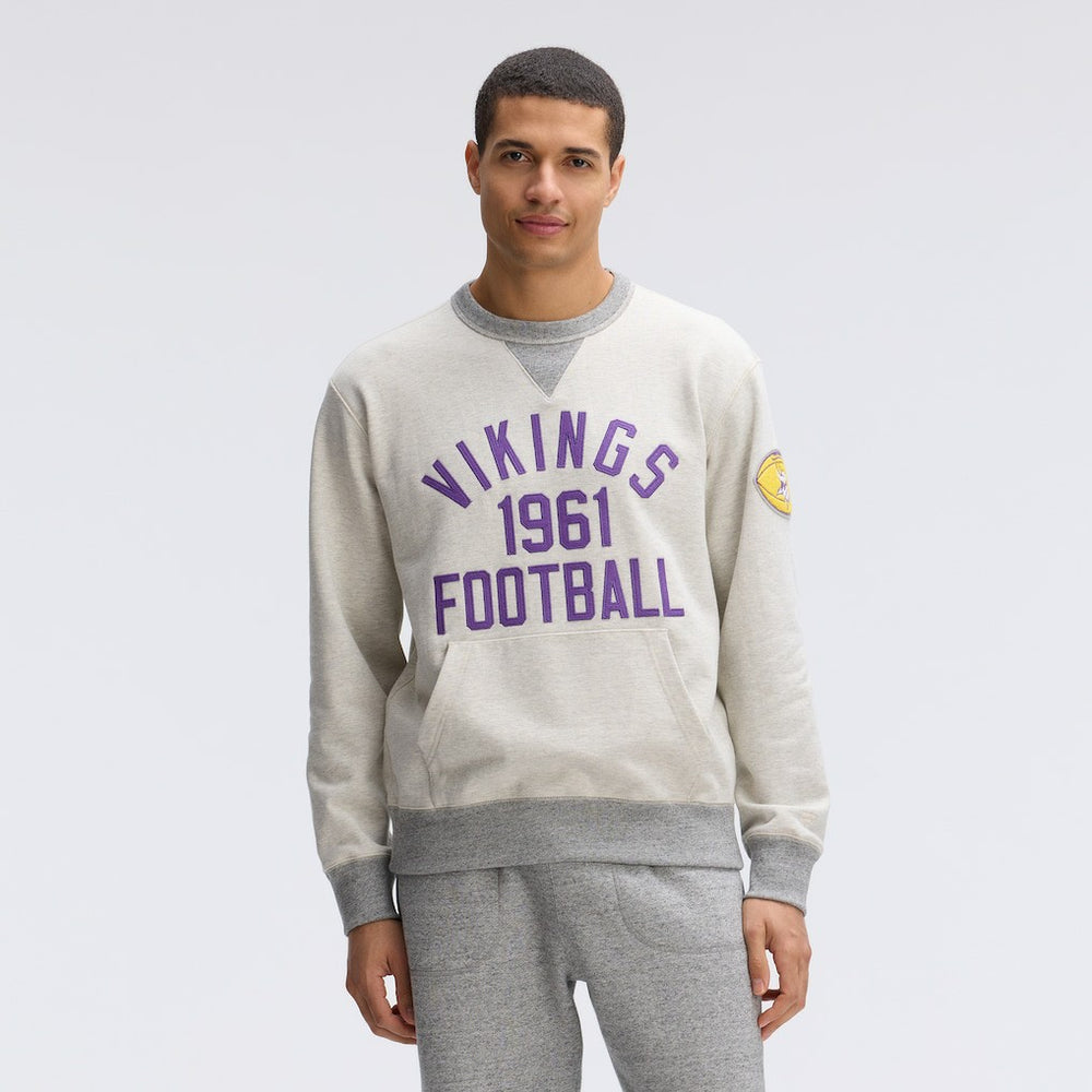 Minnesota Vikings IconicFleece Pocket Sweatshirt Oatmeal