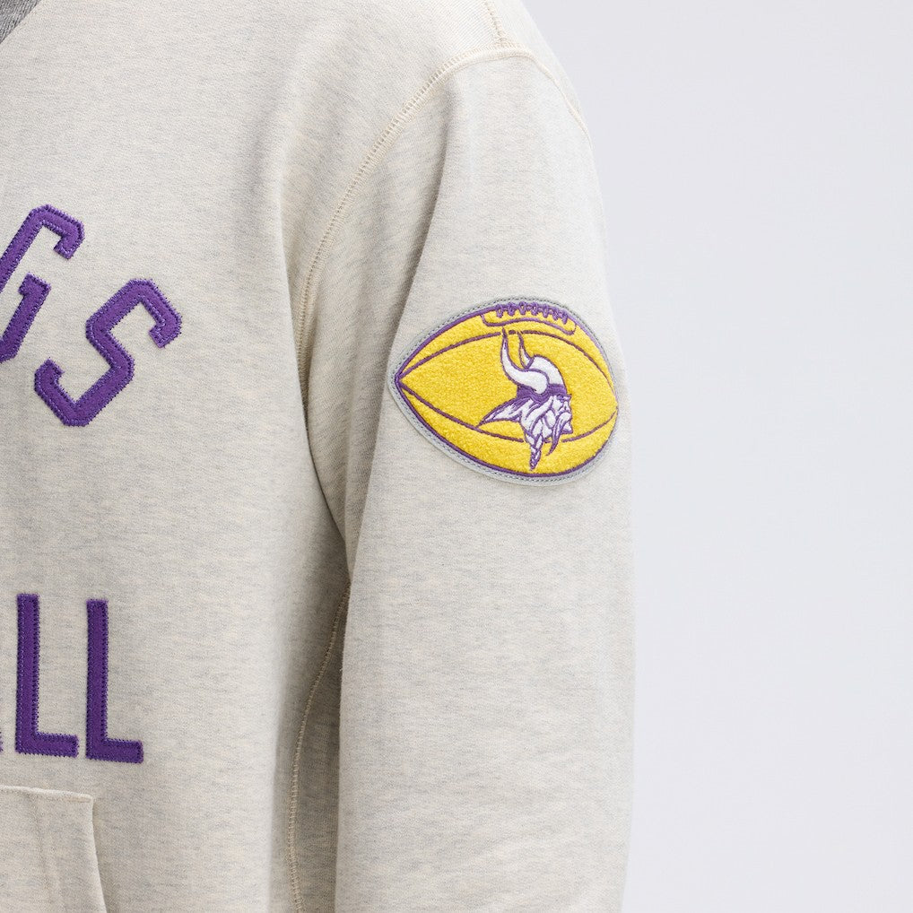 Minnesota Vikings IconicFleece Pocket Sweatshirt Oatmeal