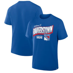NHL New York Rangers Fanatics Hometown Local T-Shirt - Blue