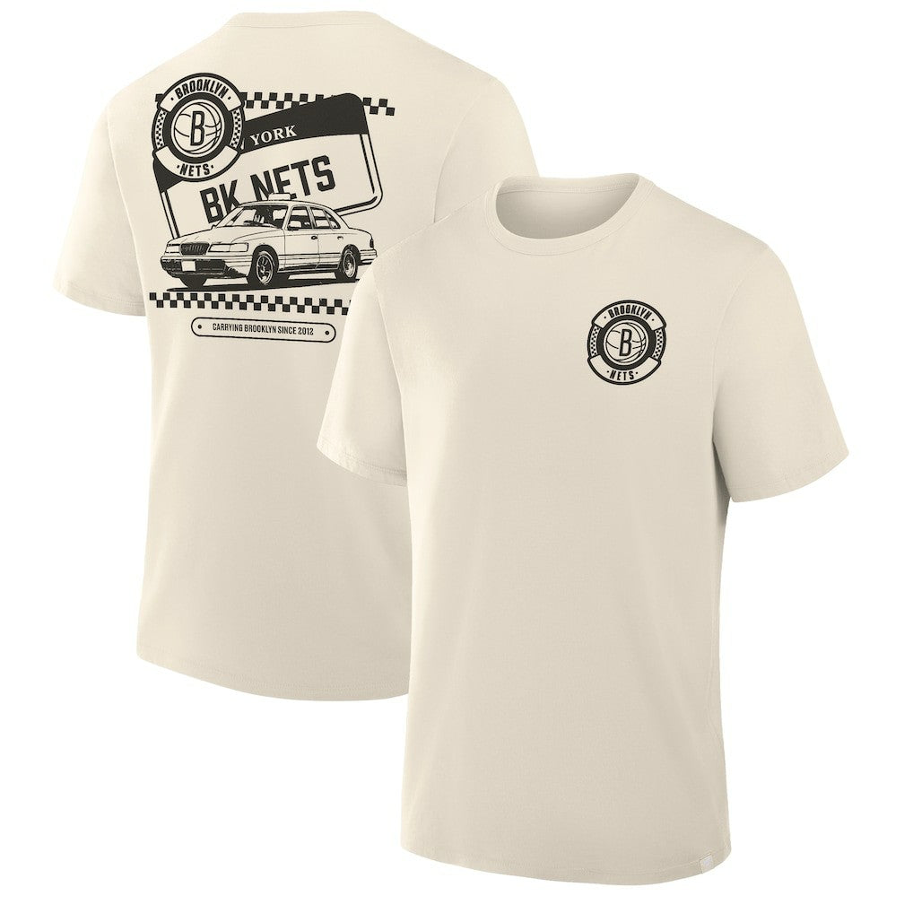 Brooklyn Nets Team Culture T-Shirt Cream