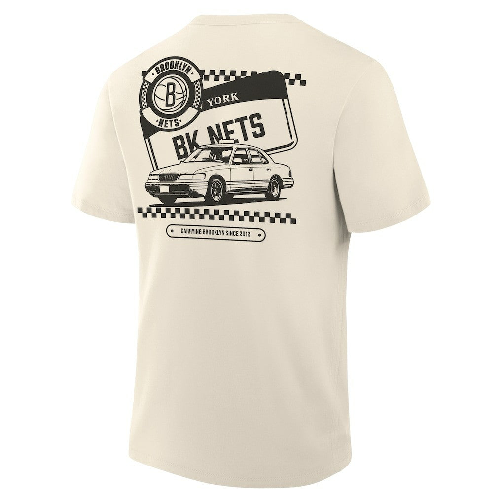 Brooklyn Nets Team Culture T-Shirt Cream
