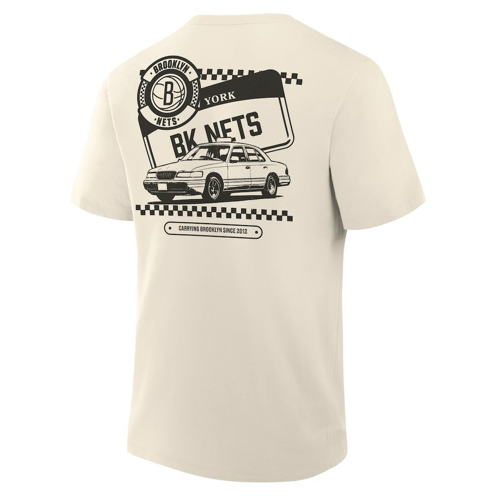 Brooklyn Nets Team Culture T-Shirt Cream