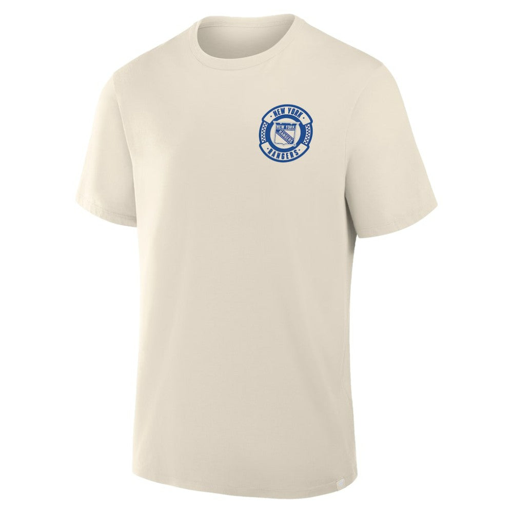 NHL New York Rangers Fanatics Team Culture T-Shirt - Cream