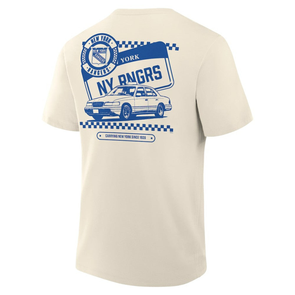 NHL New York Rangers Fanatics Team Culture T-Shirt - Cream