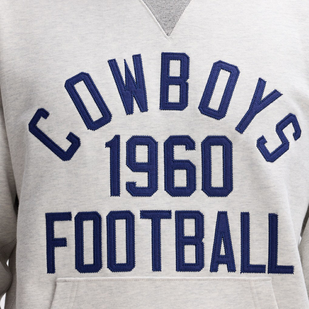 Dallas Cowboys IconicFleece Pocket Sweatshirt Heather Gray