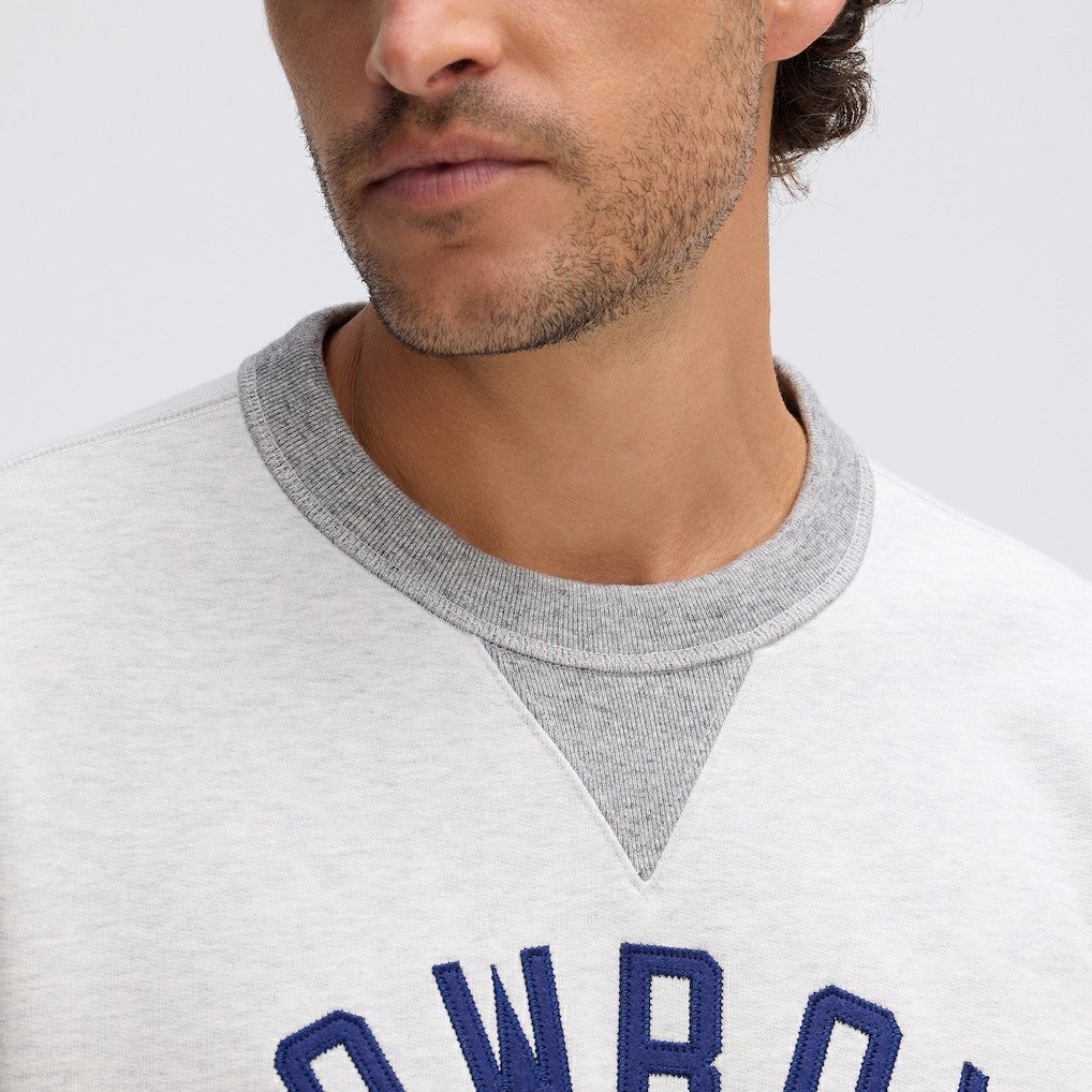 Dallas Cowboys IconicFleece Pocket Sweatshirt Heather Gray