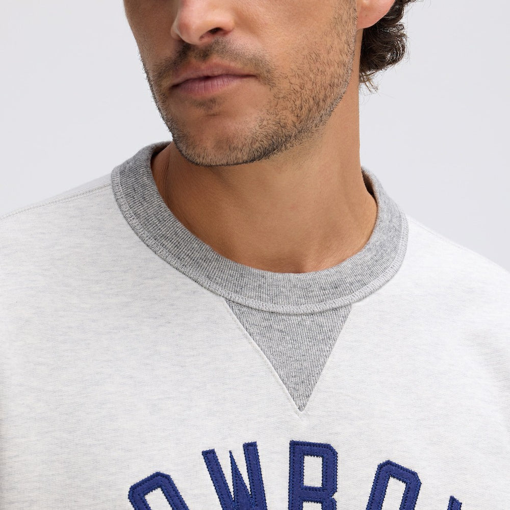 Dallas Cowboys IconicFleece Pocket Sweatshirt Heather Gray