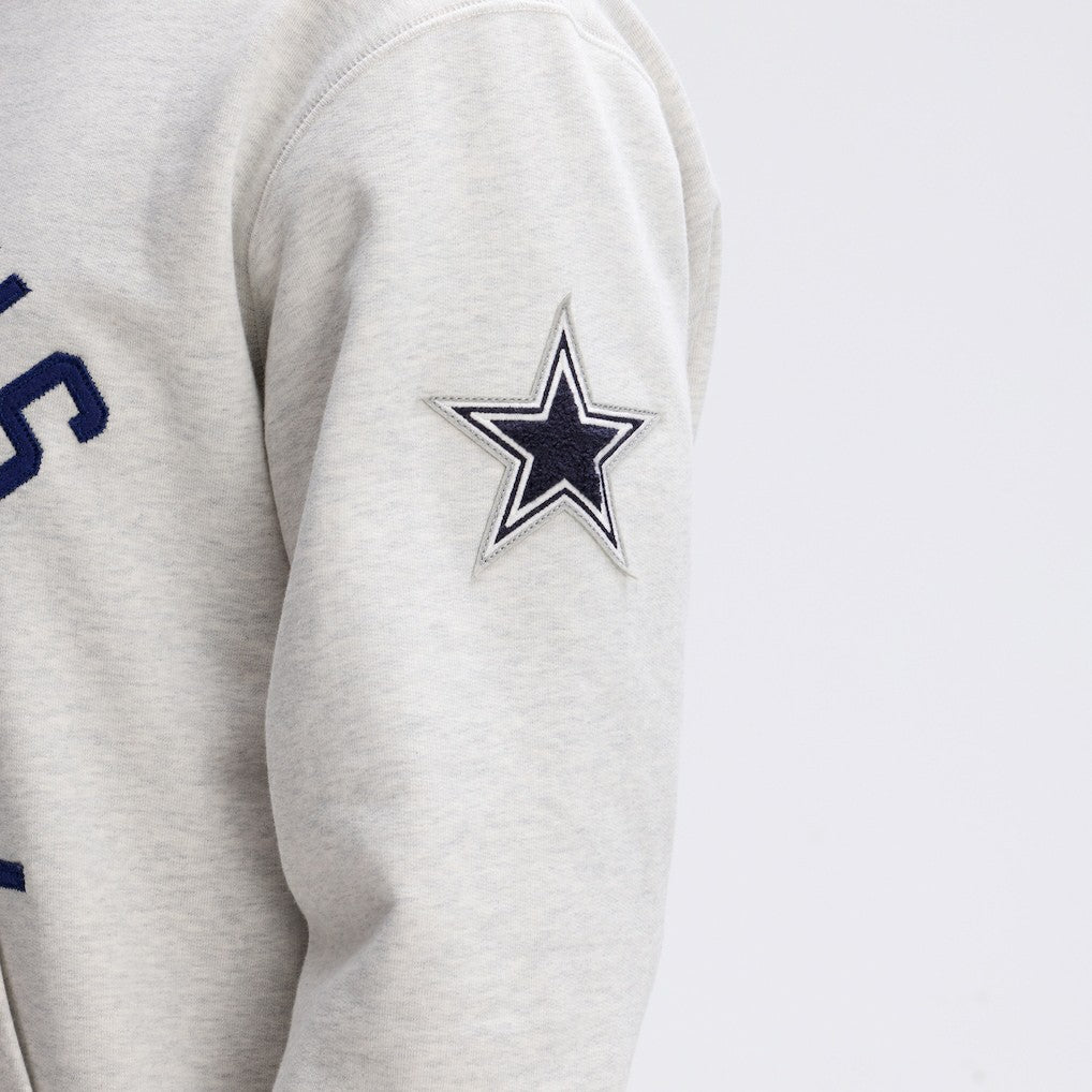 Dallas Cowboys IconicFleece Pocket Sweatshirt Heather Gray