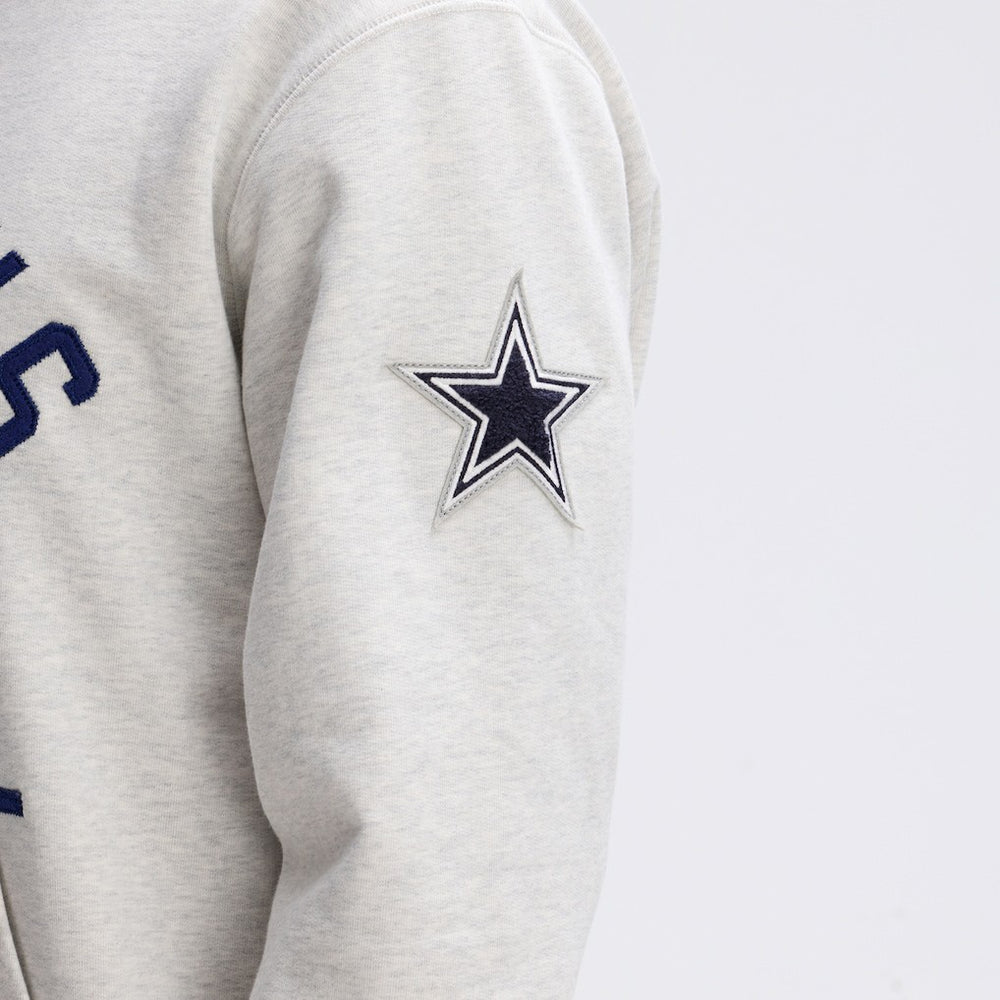 Dallas Cowboys IconicFleece Pocket Sweatshirt Heather Gray