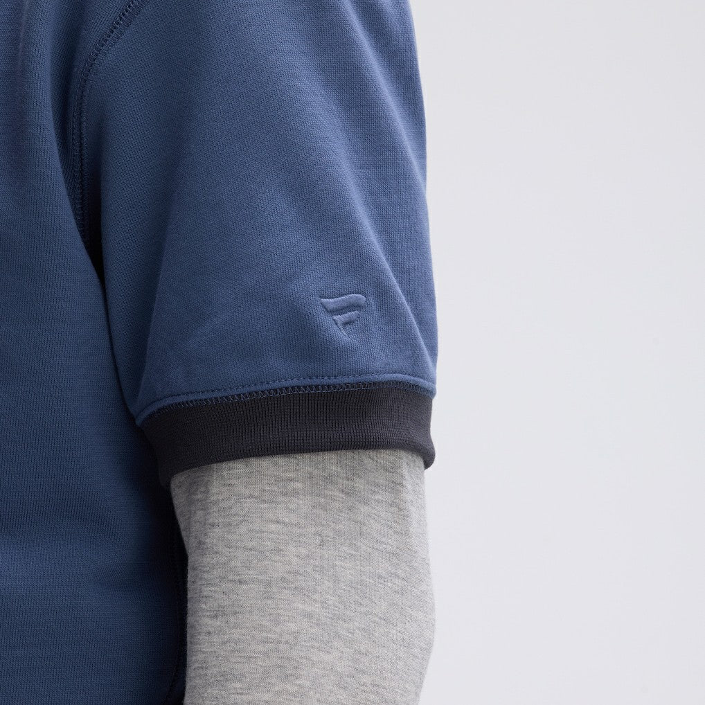 Buffalo Bills IconicFleece Short Sleeve Sweatshirt Royal