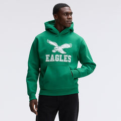 Philadelphia Eagles IconicFleece Flocked Hoodie Kelly Green
