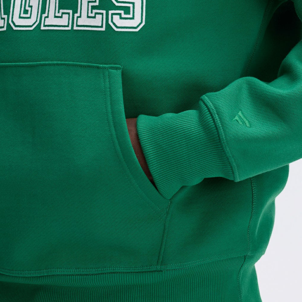 Philadelphia Eagles IconicFleece Flocked Hoodie Kelly Green