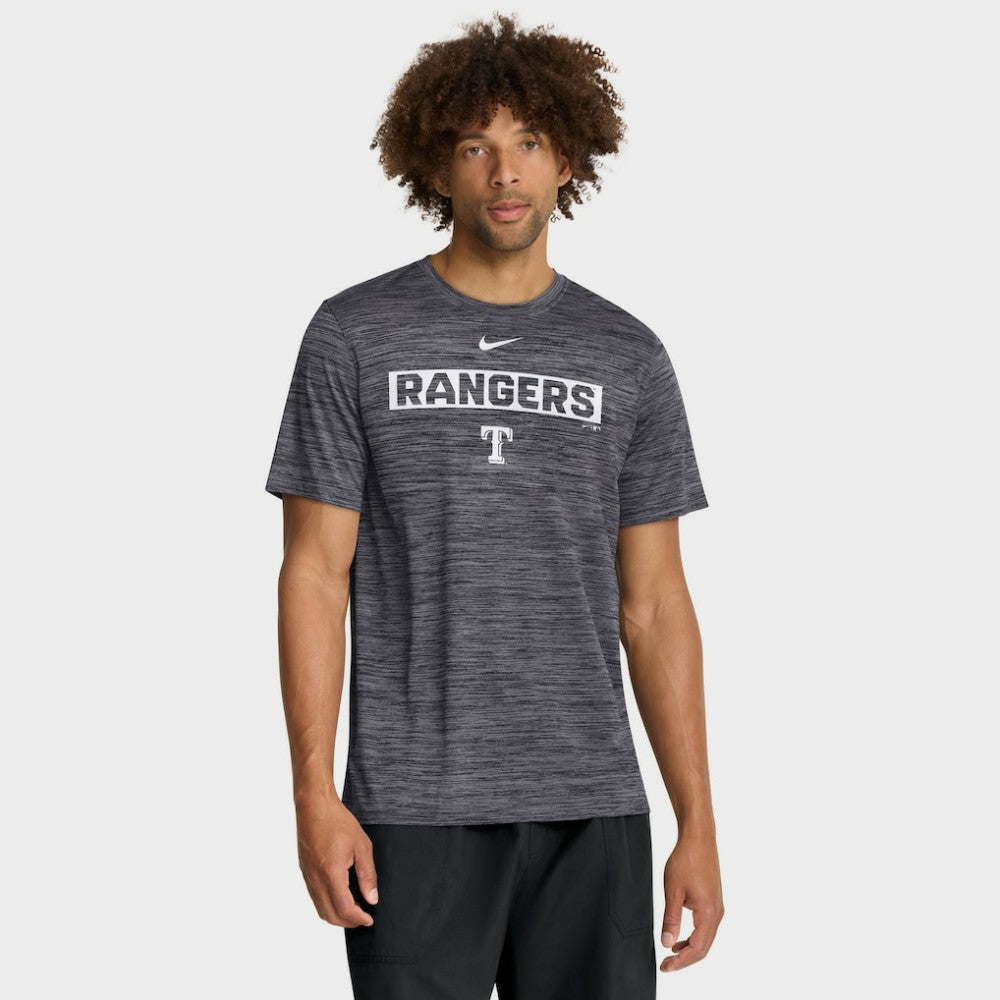 Texas Rangers Nike Velocity Dri-FIT T-Shirt - Black T-shirts