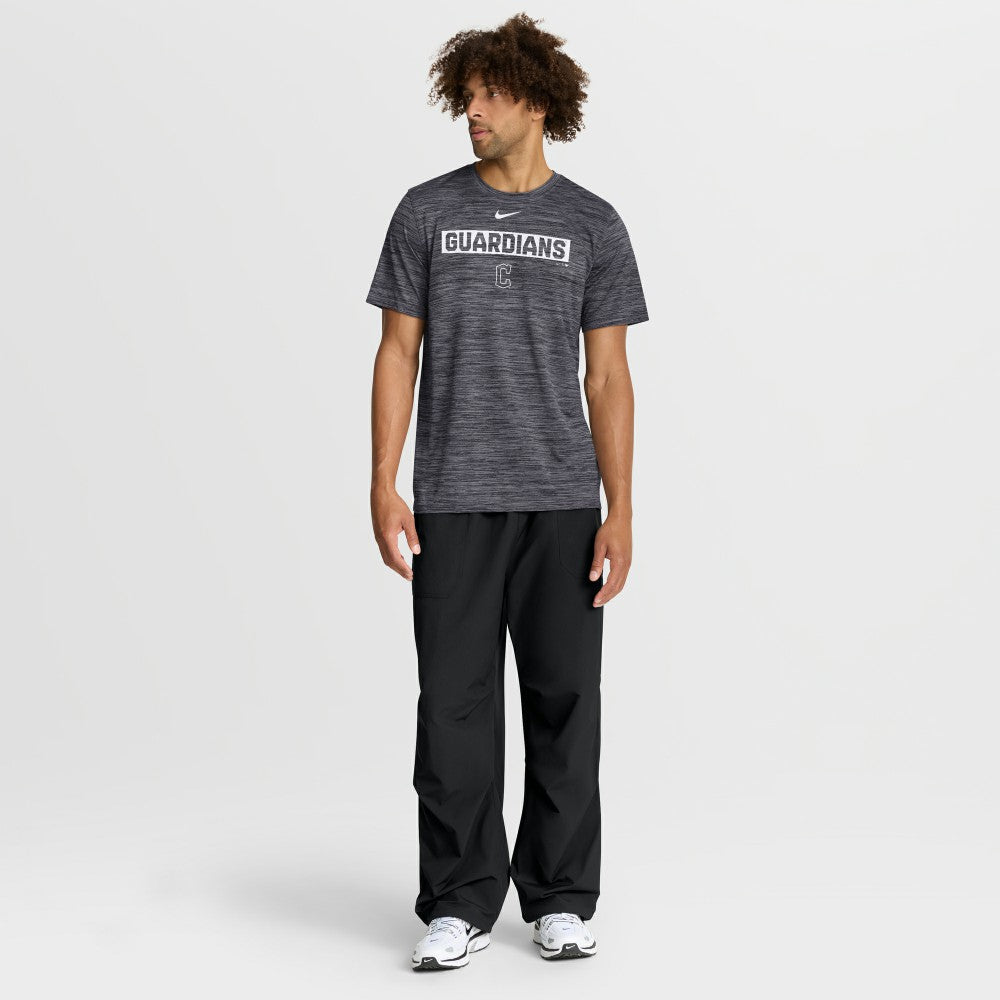 Cleveland Guardians Nike Velocity Dri-FIT T-Shirt - Black T-shirts