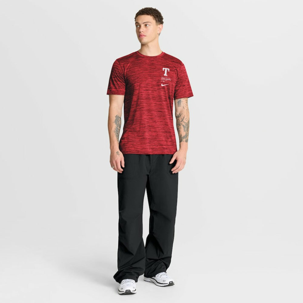 Texas Rangers Nike Velocity Dri-FIT T-Shirt - Red T-shirts