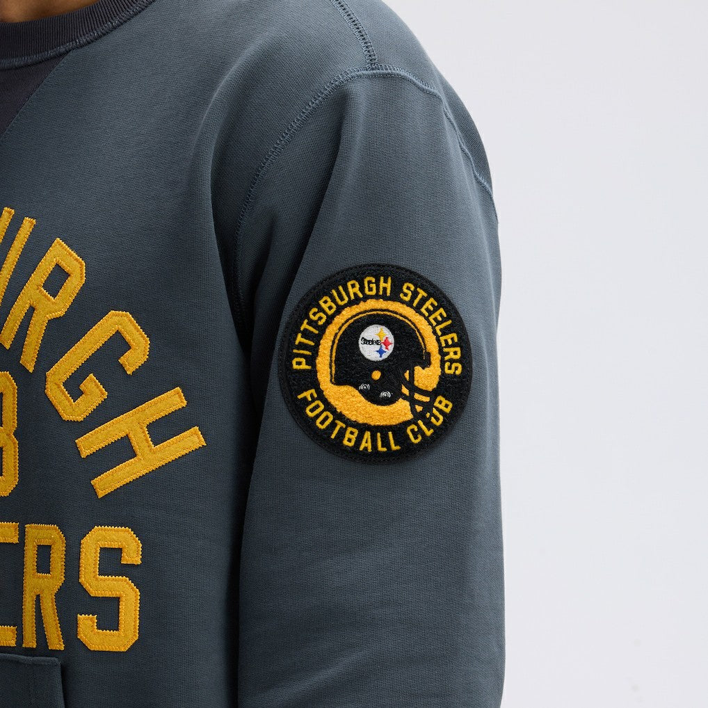 Pittsburgh Steelers IconicFleece Pocket Sweatshirt Charcoal