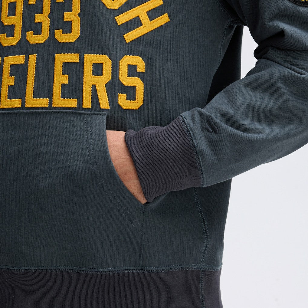 Pittsburgh Steelers IconicFleece Pocket Sweatshirt Charcoal